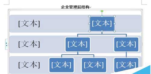 Word中如何使用smartart绘制结构图层?3