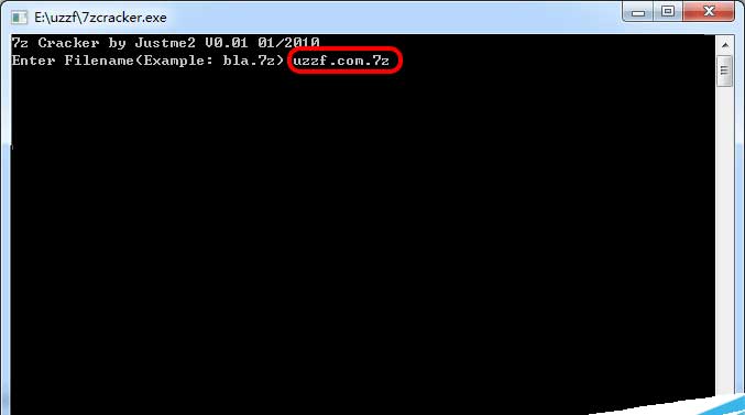 7zCracker压缩文件密码破解工具使用方法3
