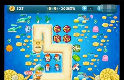 保卫萝卜深海13关
