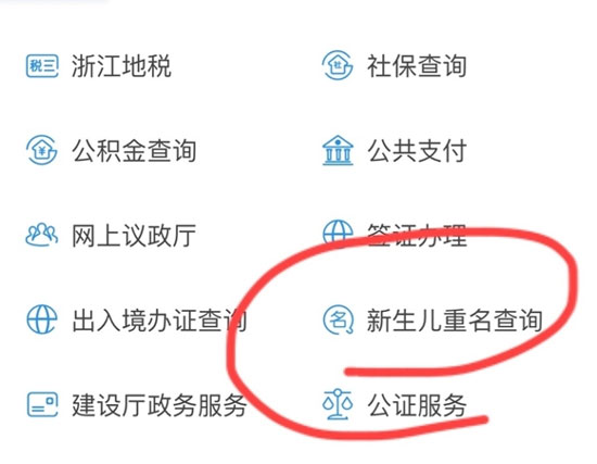 支付宝新生儿重名如何查询2
