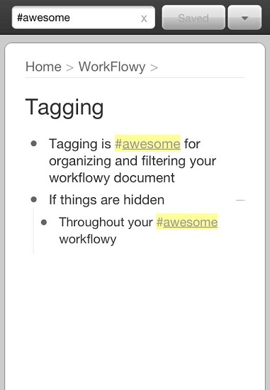 workflowy中文版截图2